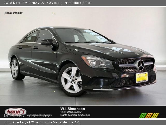 2018 Mercedes-Benz CLA 250 Coupe in Night Black