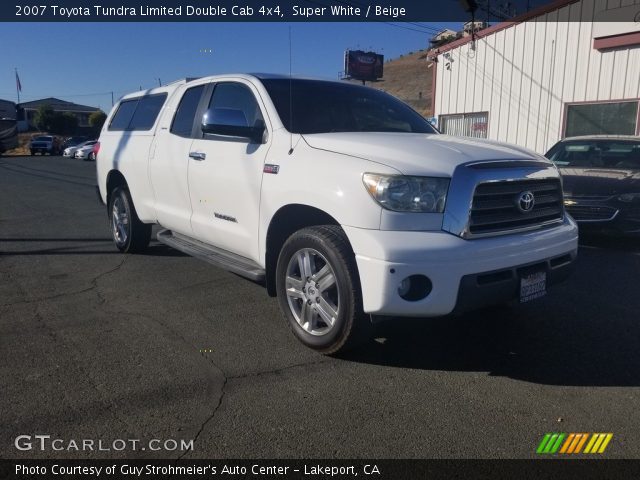 2007 Toyota Tundra Limited Double Cab 4x4 in Super White