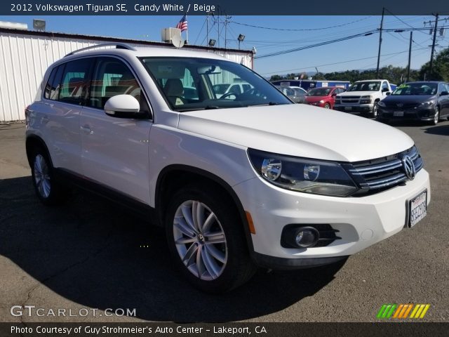 2012 Volkswagen Tiguan SE in Candy White