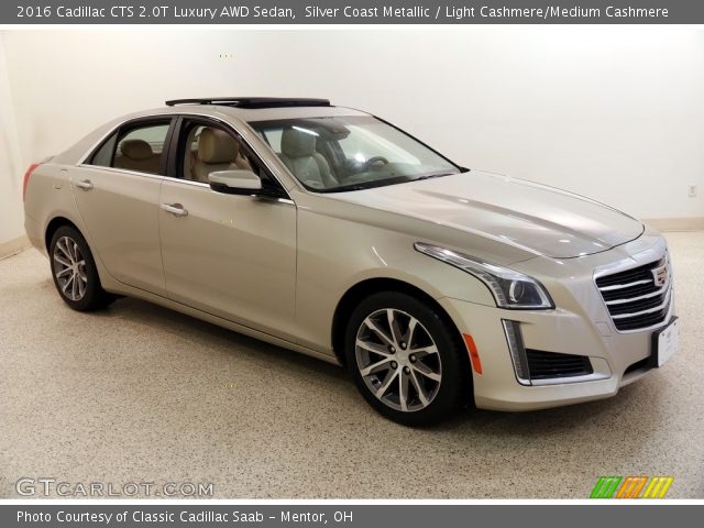 2016 Cadillac CTS 2.0T Luxury AWD Sedan in Silver Coast Metallic