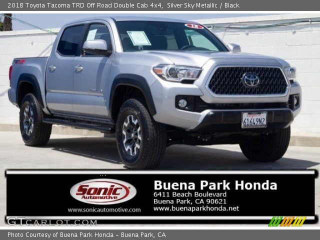 2018 Toyota Tacoma TRD Off Road Double Cab 4x4 in Silver Sky Metallic