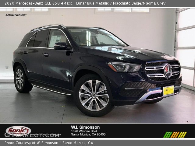 2020 Mercedes-Benz GLE 350 4Matic in Lunar Blue Metallic