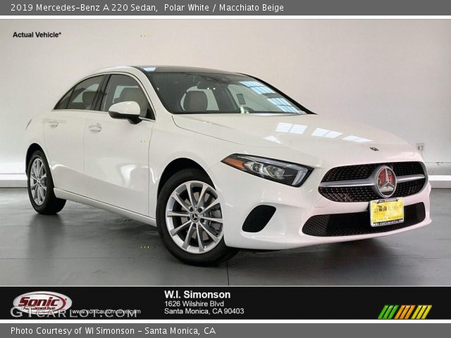 2019 Mercedes-Benz A 220 Sedan in Polar White