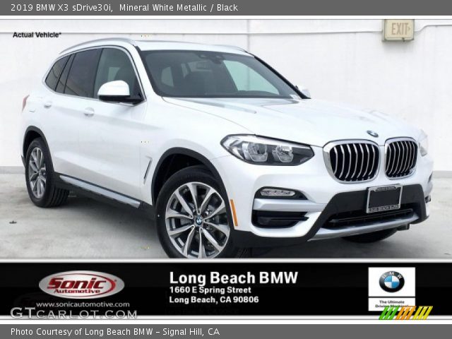 2019 BMW X3 sDrive30i in Mineral White Metallic