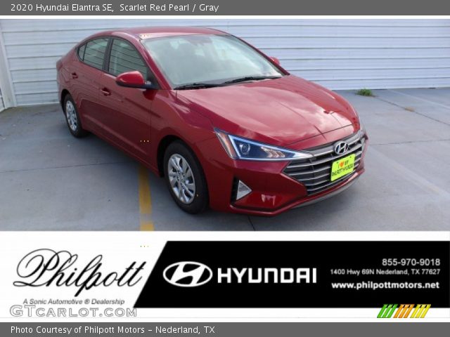 2020 Hyundai Elantra SE in Scarlet Red Pearl
