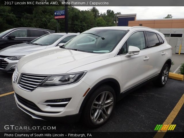 2017 Lincoln MKC Reserve AWD in White Platinum