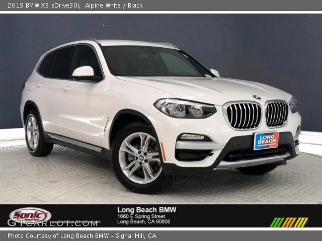 2019 BMW X3 sDrive30i in Alpine White