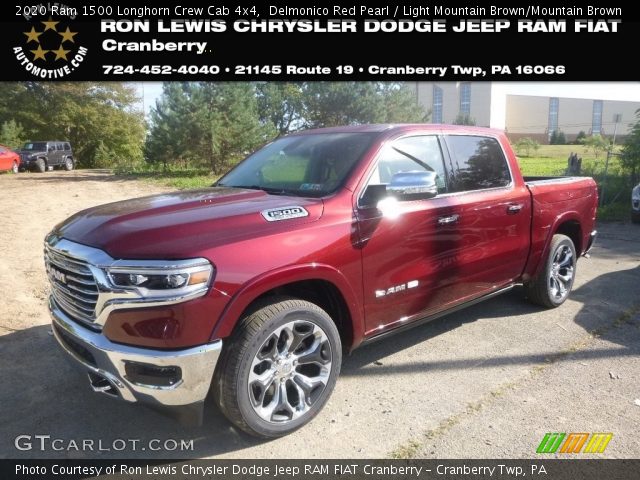 2020 Ram 1500 Longhorn Crew Cab 4x4 in Delmonico Red Pearl