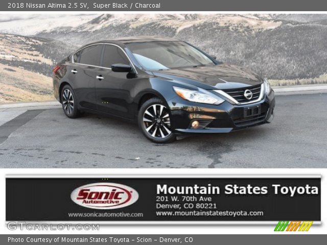 2018 Nissan Altima 2.5 SV in Super Black
