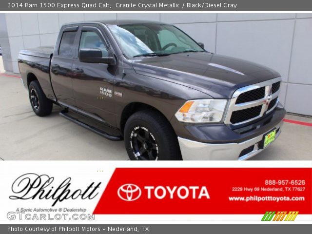 2014 Ram 1500 Express Quad Cab in Granite Crystal Metallic