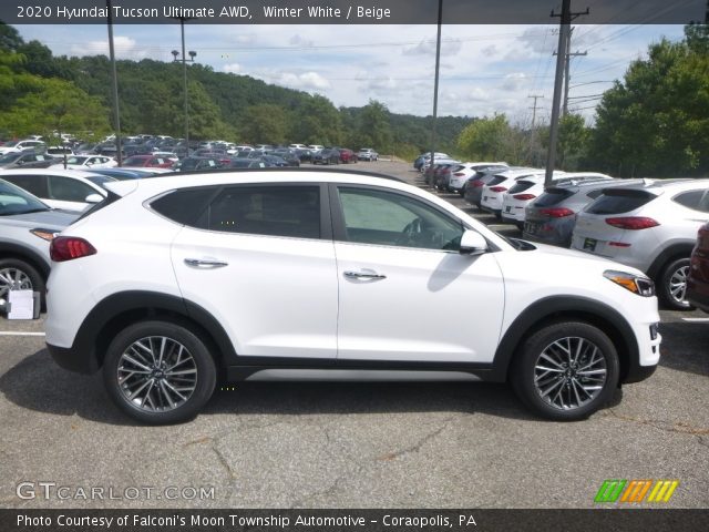 2020 Hyundai Tucson Ultimate AWD in Winter White