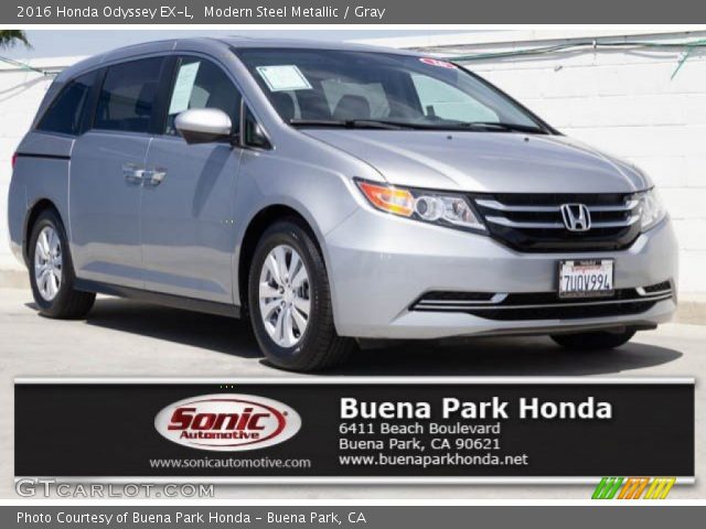 2016 Honda Odyssey EX-L in Modern Steel Metallic