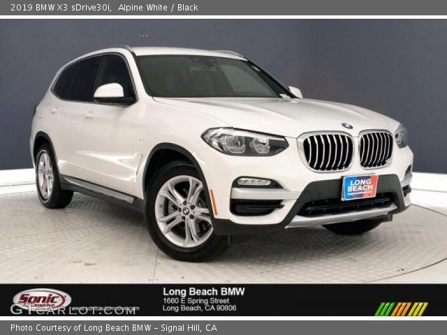 2019 BMW X3 sDrive30i in Alpine White