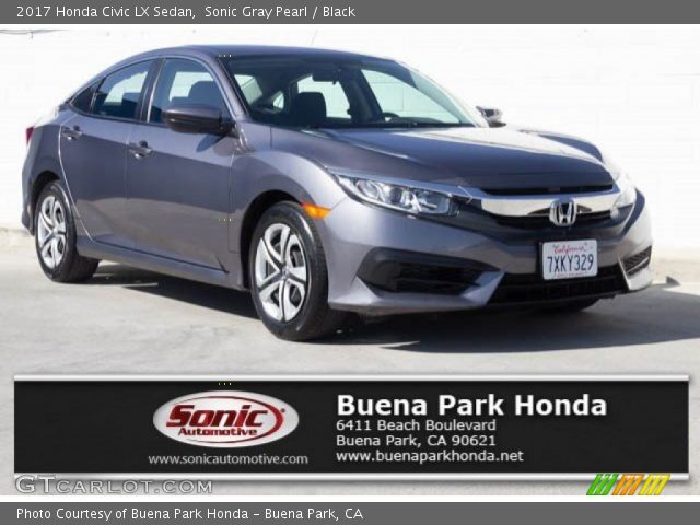 2017 Honda Civic LX Sedan in Sonic Gray Pearl