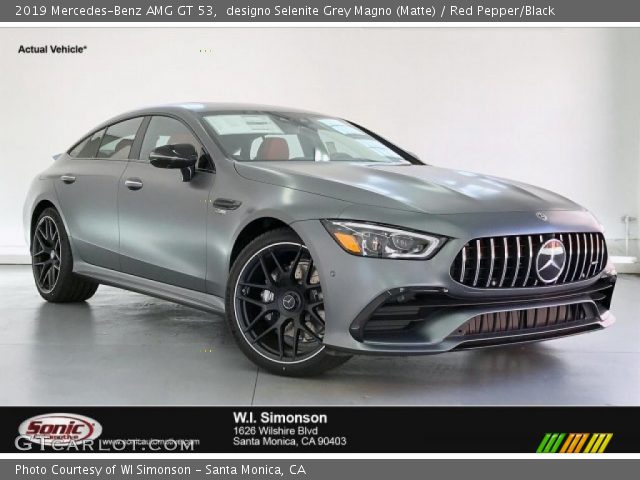 2019 Mercedes-Benz AMG GT 53 in designo Selenite Grey Magno (Matte)