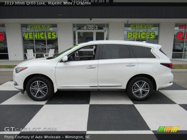 2019 Infiniti QX60 Luxe in Majestic White