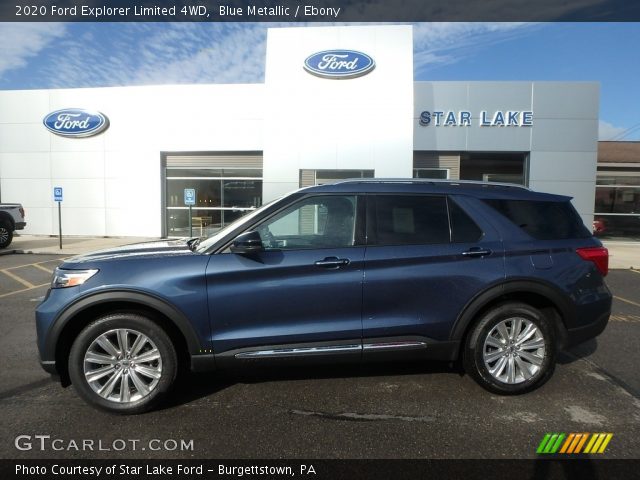 2020 Ford Explorer Limited 4WD in Blue Metallic