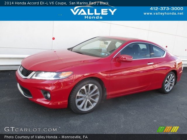 2014 Honda Accord EX-L V6 Coupe in San Marino Red