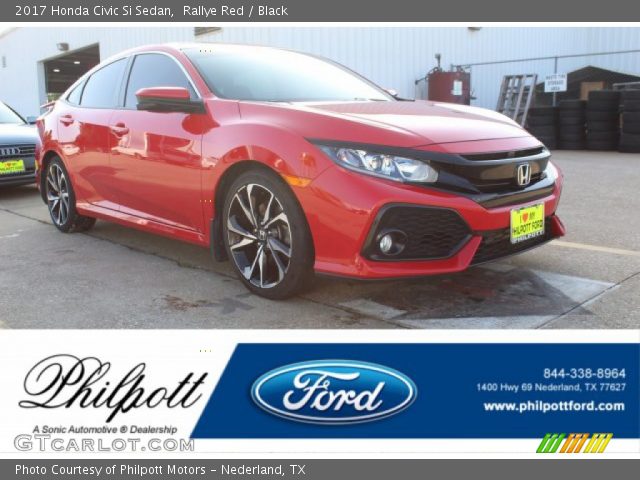 2017 Honda Civic Si Sedan in Rallye Red