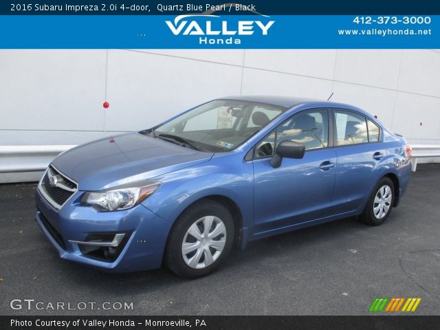 2016 Subaru Impreza 2.0i 4-door in Quartz Blue Pearl