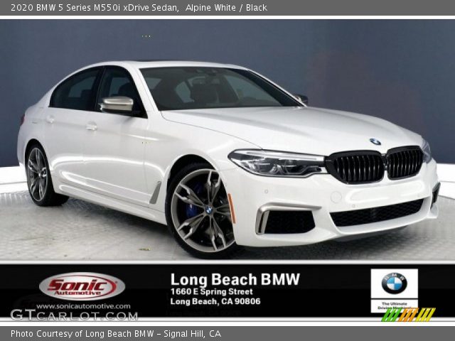 2020 BMW 5 Series M550i xDrive Sedan in Alpine White