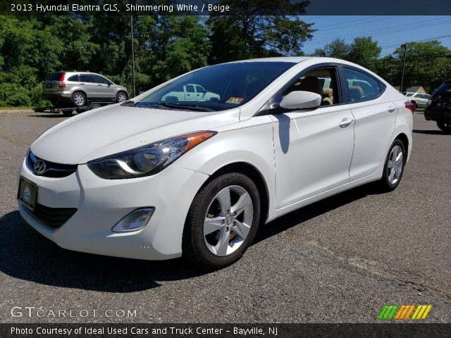 2013 Hyundai Elantra GLS in Shimmering White
