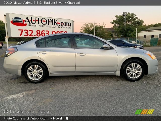 2010 Nissan Altima 2.5 S in Radiant Silver