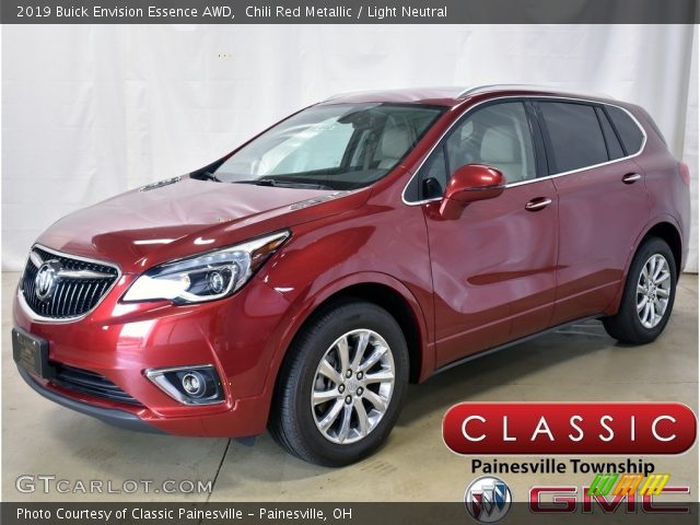 2019 Buick Envision Essence AWD in Chili Red Metallic