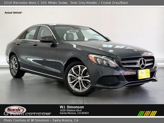 2016 Mercedes-Benz C 300 4Matic Sedan in Steel Grey Metallic