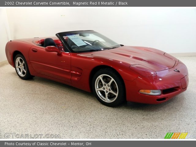 2002 Chevrolet Corvette Convertible in Magnetic Red II Metallic