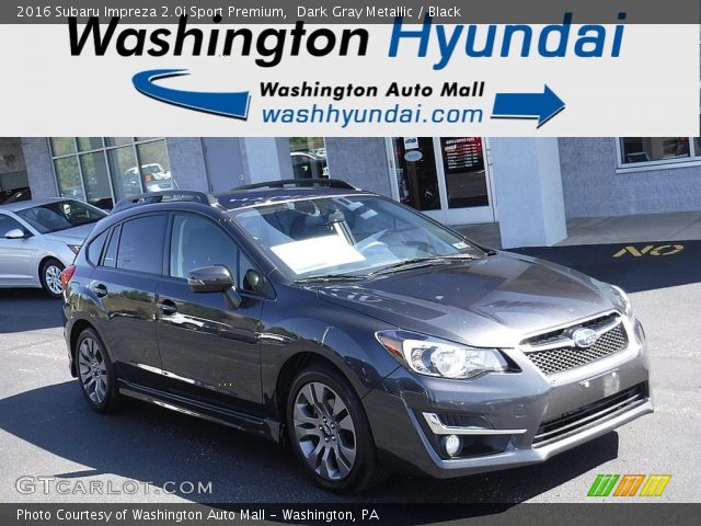 2016 Subaru Impreza 2.0i Sport Premium in Dark Gray Metallic