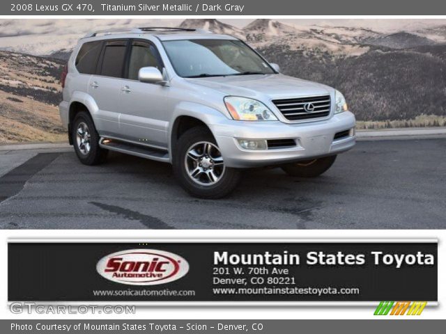 2008 Lexus GX 470 in Titanium Silver Metallic