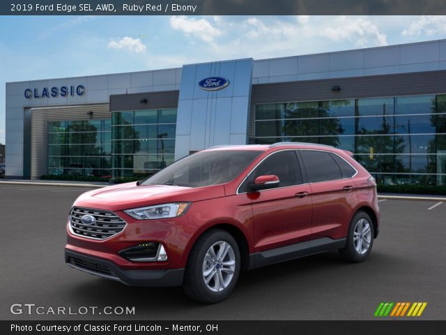 2019 Ford Edge SEL AWD in Ruby Red