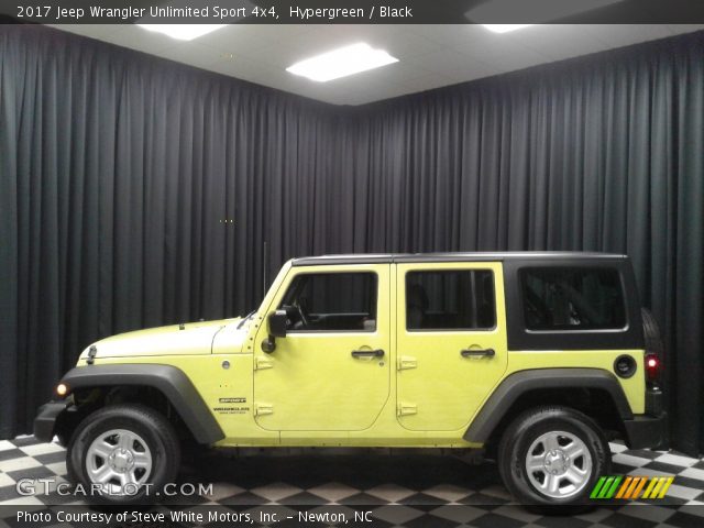 2017 Jeep Wrangler Unlimited Sport 4x4 in Hypergreen