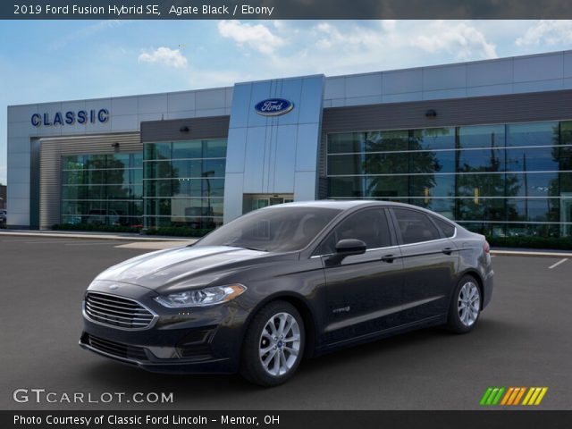 2019 Ford Fusion Hybrid SE in Agate Black