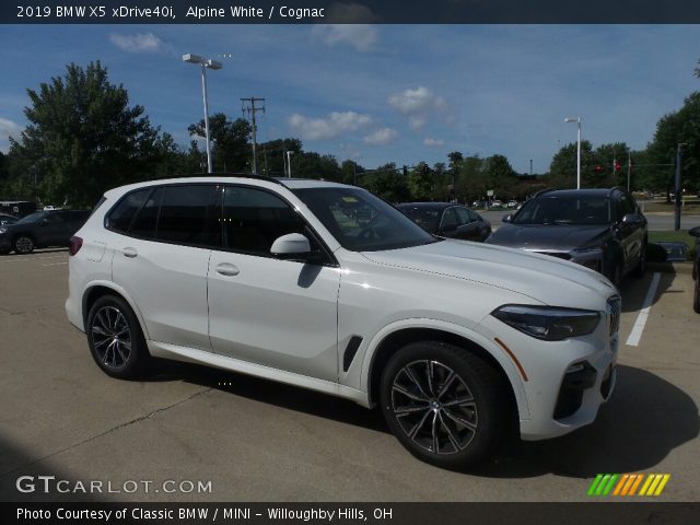 2019 BMW X5 xDrive40i in Alpine White