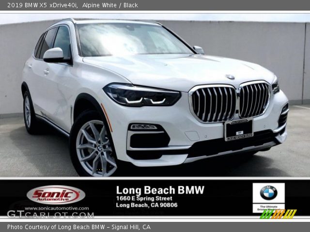 2019 BMW X5 xDrive40i in Alpine White