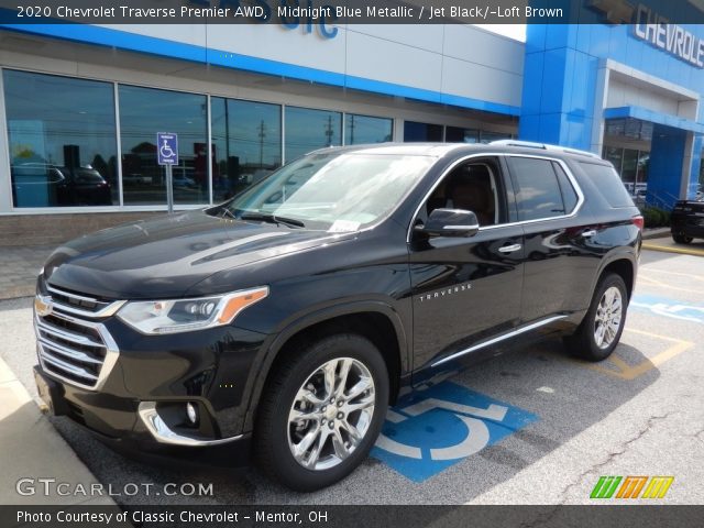 2020 Chevrolet Traverse Premier AWD in Midnight Blue Metallic