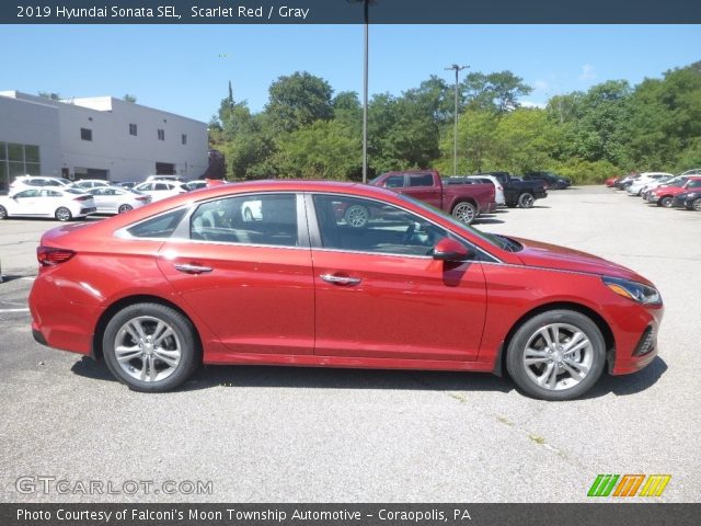 2019 Hyundai Sonata SEL in Scarlet Red