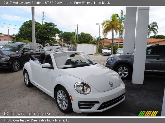 2017 Volkswagen Beetle 1.8T SE Convertible in Pure White