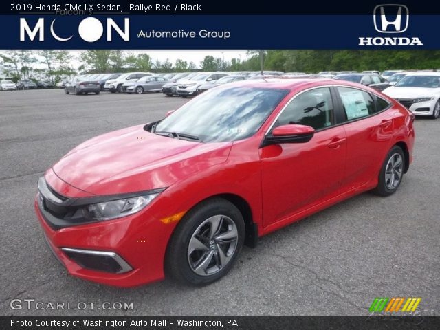 2019 Honda Civic LX Sedan in Rallye Red