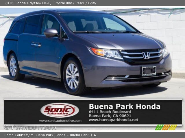 2016 Honda Odyssey EX-L in Crystal Black Pearl