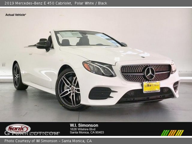 2019 Mercedes-Benz E 450 Cabriolet in Polar White