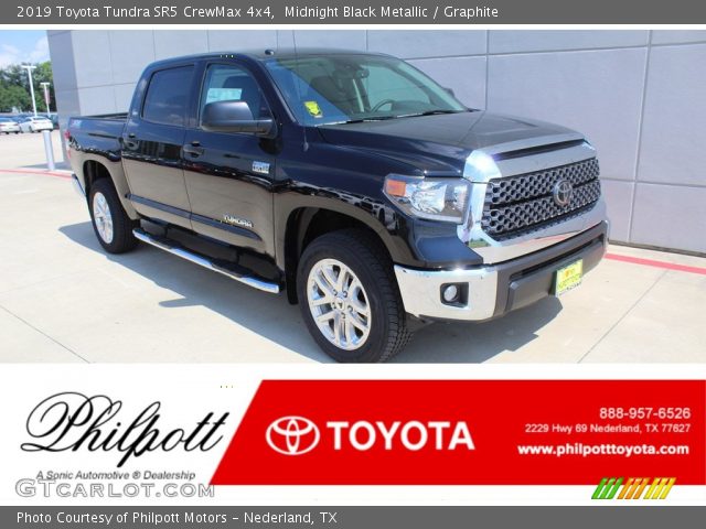 2019 Toyota Tundra SR5 CrewMax 4x4 in Midnight Black Metallic