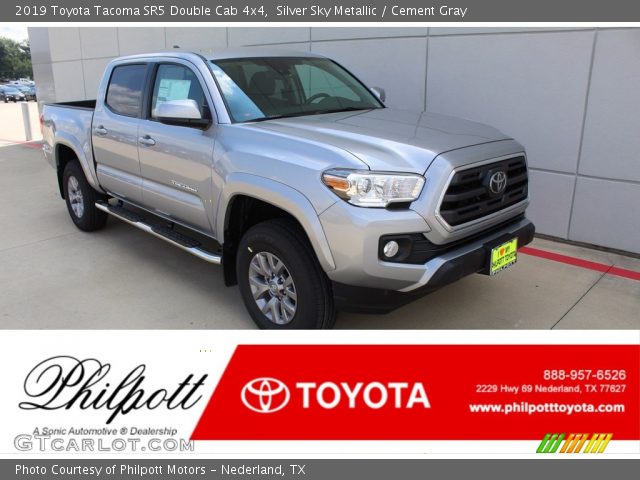 2019 Toyota Tacoma SR5 Double Cab 4x4 in Silver Sky Metallic