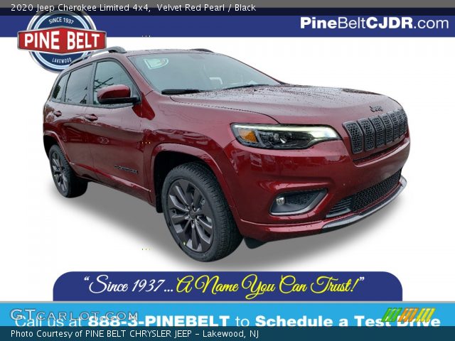 2020 Jeep Cherokee Limited 4x4 in Velvet Red Pearl