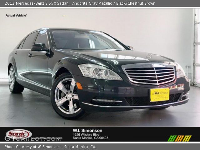 2012 Mercedes-Benz S 550 Sedan in Andorite Gray Metallic