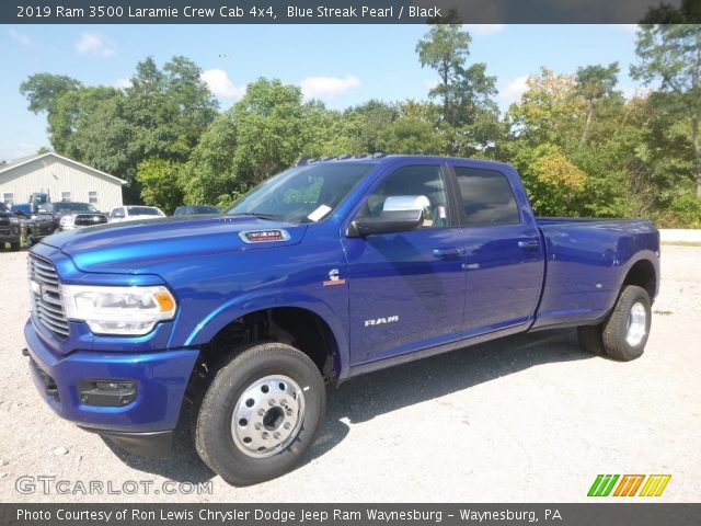2019 Ram 3500 Laramie Crew Cab 4x4 in Blue Streak Pearl