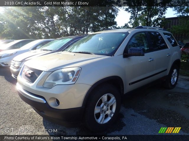 2010 GMC Acadia SL in Gold Mist Metallic