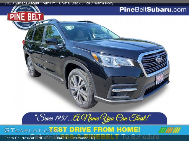 2020 Subaru Ascent Premium in Crystal Black Silica